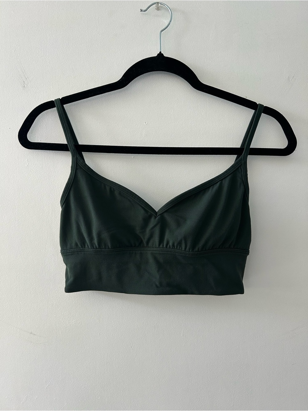 lululemon athletica Deep Forest Green sweetheart sports bra